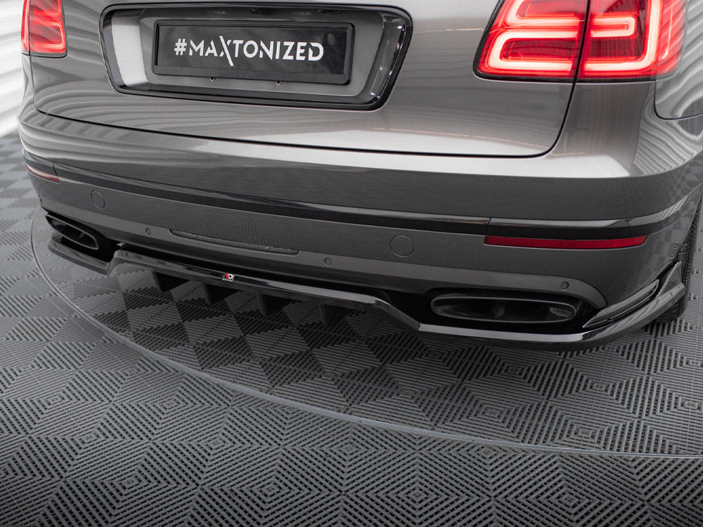 Central Rear Splitter (Vertical Bars) Bentley Bentayga Mk1 - Wayside Performance 