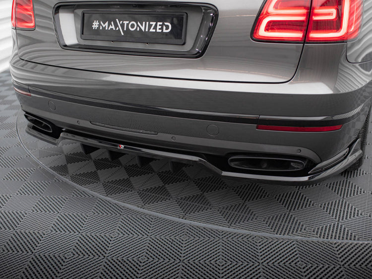 Central Rear Splitter (Vertical Bars) Bentley Bentayga Mk1 - Wayside Performance 