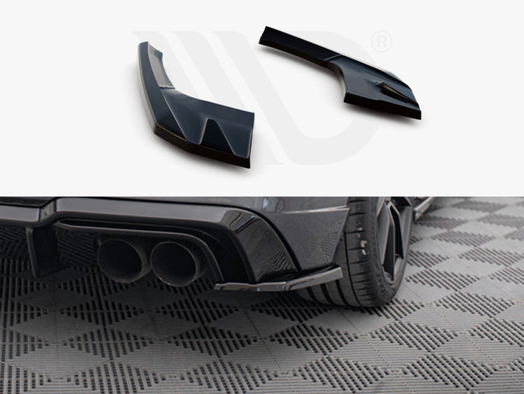 Rear Side Splitters V.2 Audi S3 / A3 S-Line Sportback 8V Facelift - Wayside Performance 