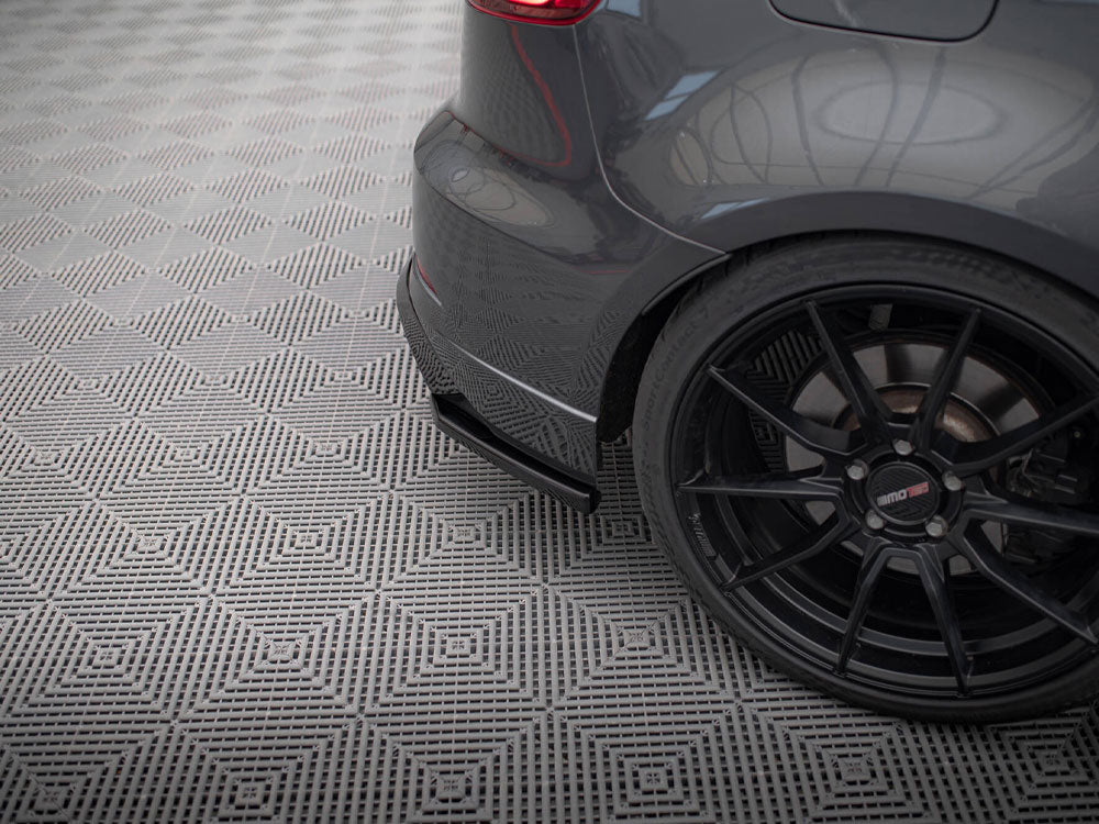 Rear Side Splitters V.2 Audi S3 / A3 S-Line Sportback 8V Facelift - Wayside Performance 