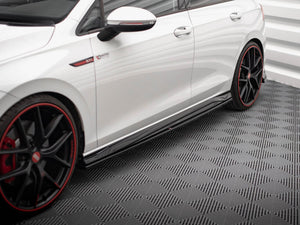 Side Skirts Diffusers VW Golf GTI / GTI Clubsport / R-Line Mk8 - Wayside Performance 