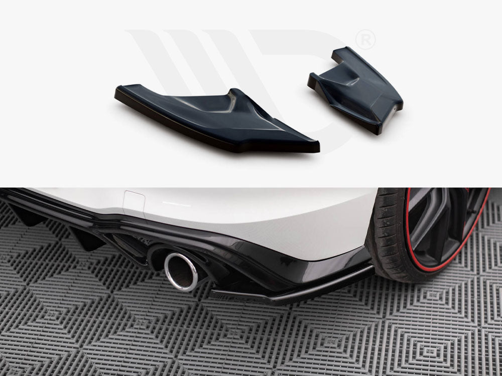 Rear Side Splitters V.3 VW Golf GTI Mk8 - Wayside Performance 