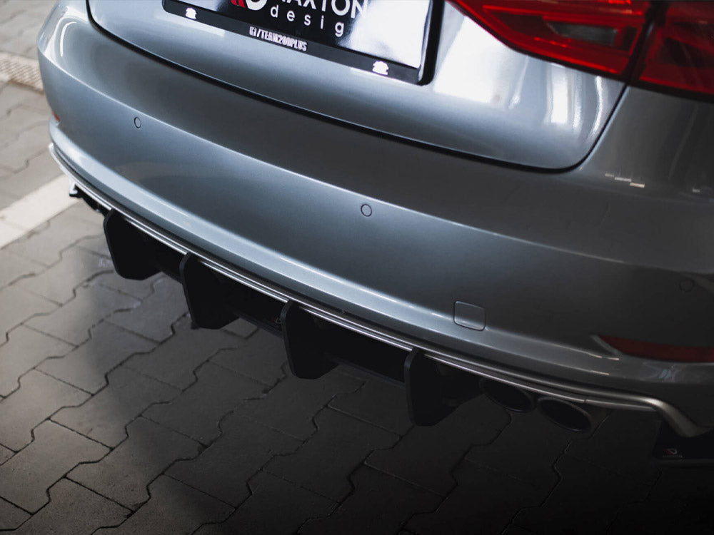 Street PRO Rear Diffuser Audi S3 Sedan 8V - Wayside Performance 