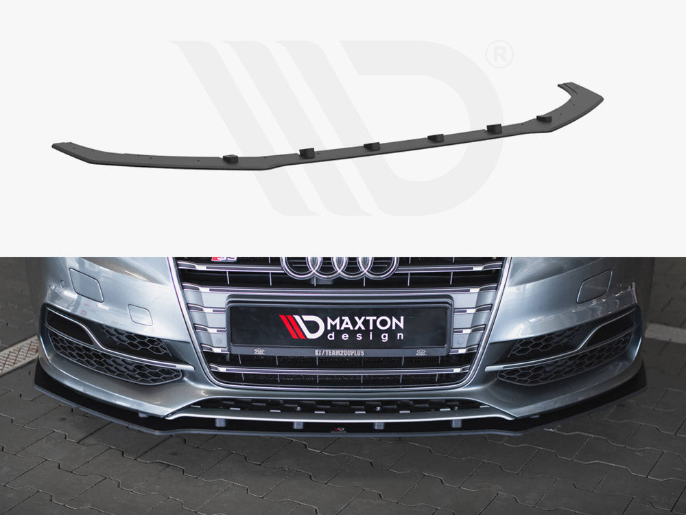 Street PRO Front Splitter Audi S3 / A3 S-Line Sedan 8V - Wayside Performance 