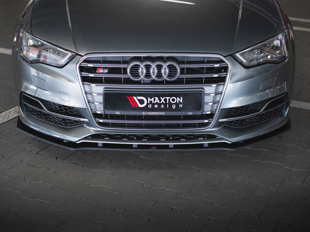 Street PRO Front Splitter Audi S3 / A3 S-Line Sedan 8V - Wayside Performance 