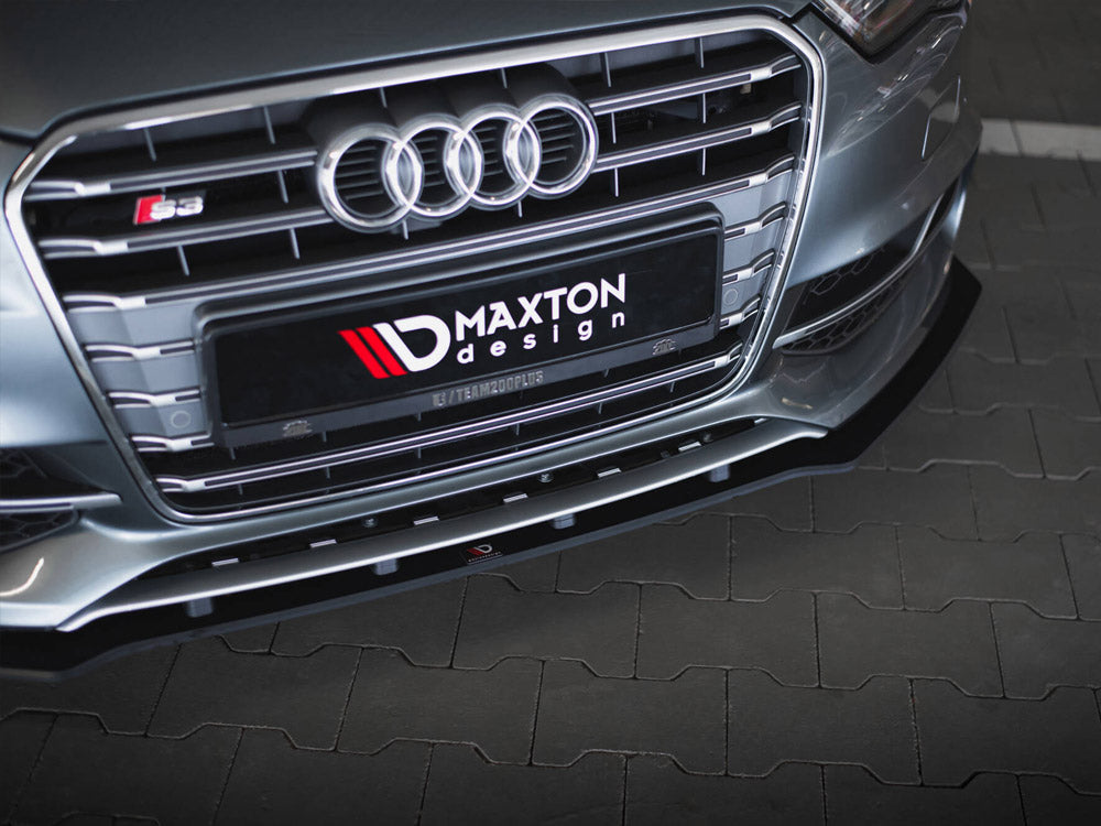 Street PRO Front Splitter Audi S3 / A3 S-Line Sedan 8V - Wayside Performance 