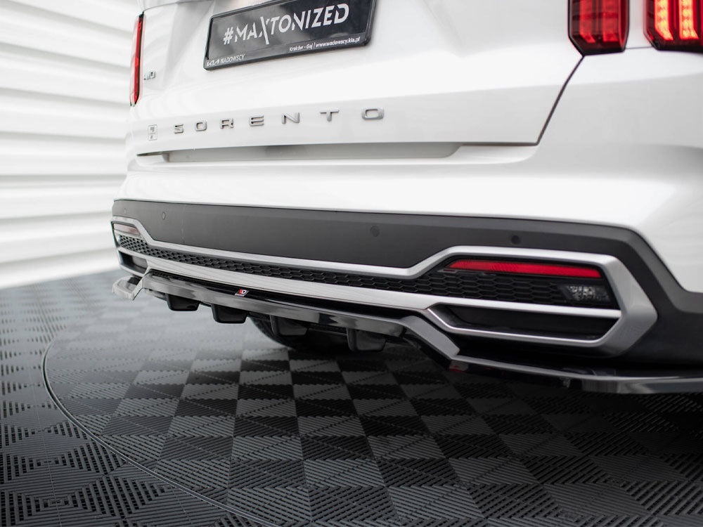 Central Rear Splitter (Vertical Bars) Kia Sorento Mk4 - Wayside Performance 