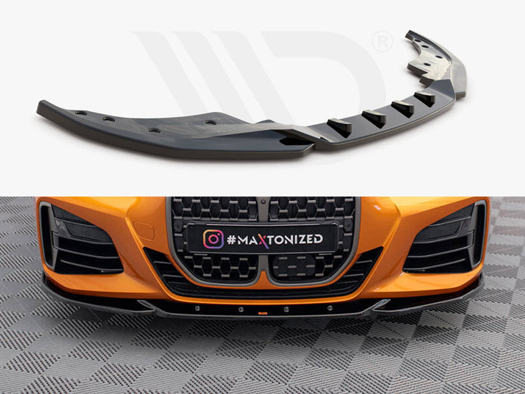 Front Splitter V.4 BMW 4 M-Pack / M440i G22 - Wayside Performance 