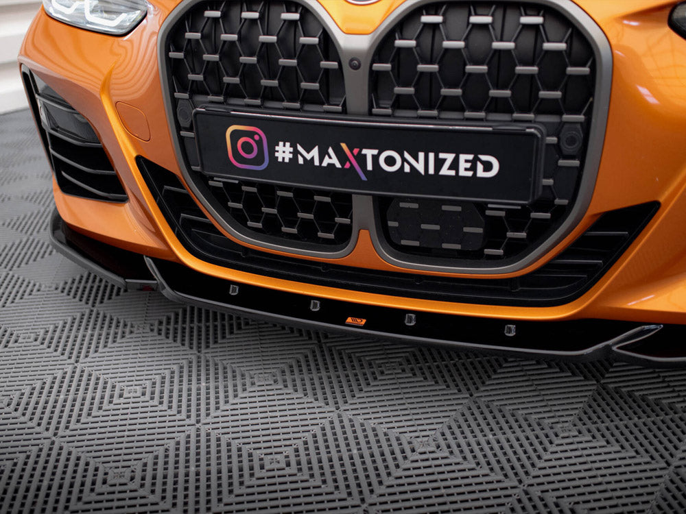 Front Splitter V.4 BMW 4 M-Pack / M440i G22 - Wayside Performance 