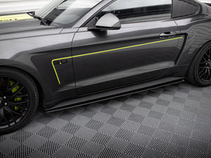 Street PRO Side Skirts Diffusers Ford Mustang GT Mk6 - Wayside Performance 