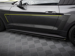 Street PRO Side Skirts Diffusers Ford Mustang GT Mk6 - Wayside Performance 