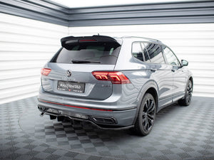 Central Rear Splitter (Vertical Bars) Volkswagen Tiguan Allspace R-Line Mk2 Facelift - Wayside Performance 