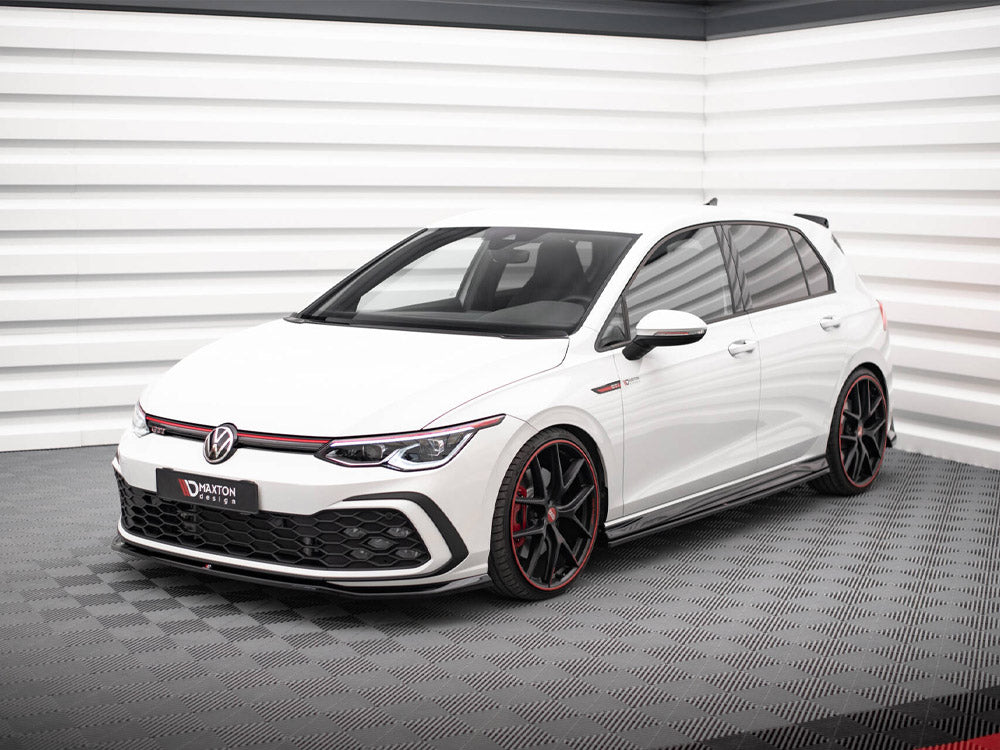 Front Splitter V.7 Volkswagen Golf GTI Mk8 - Wayside Performance 