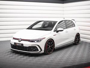 Front Splitter V.7 Volkswagen Golf GTI Mk8 - Wayside Performance 