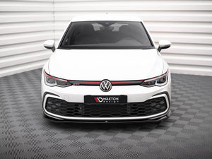 Front Splitter V.7 Volkswagen Golf GTI Mk8 - Wayside Performance 