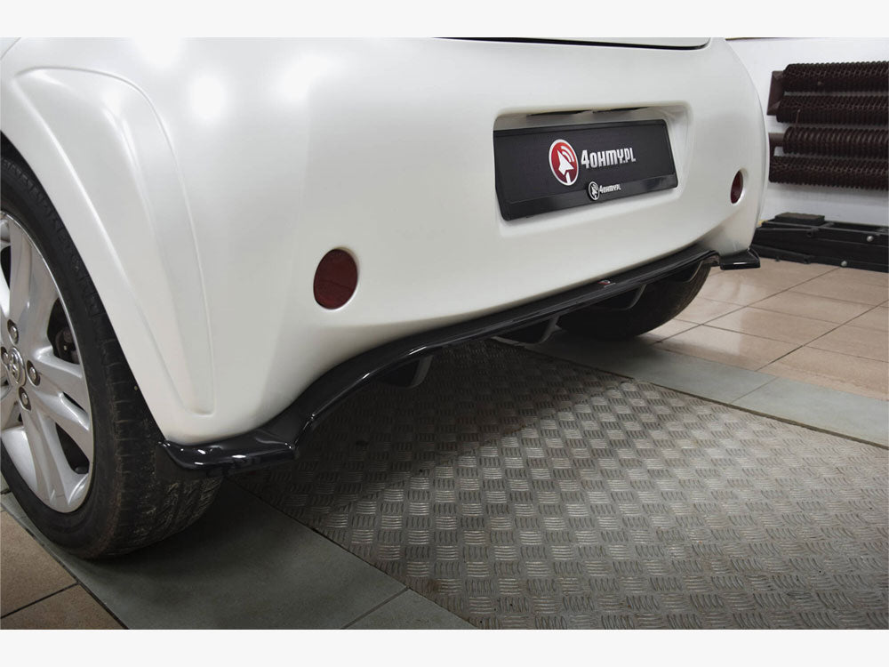 Central Rear Splitter (Vertical Bars) Toyota IQ - Wayside Performance 