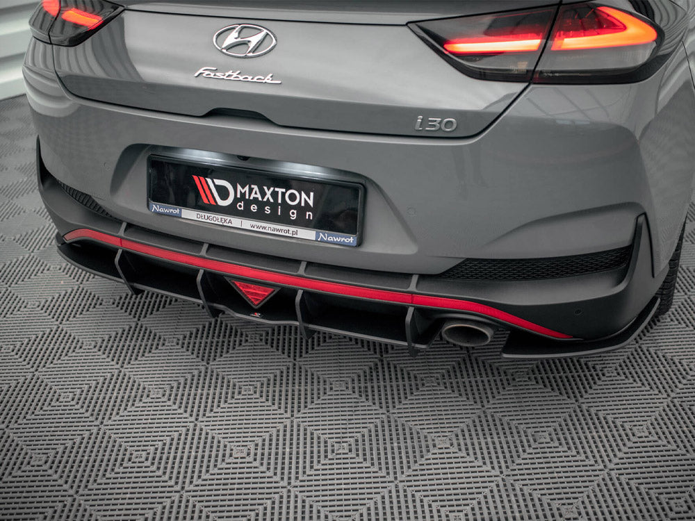 Street PRO Rear Diffuser Hyundai I30 Fastback N-Line Mk3 Facelift - Wayside Performance 