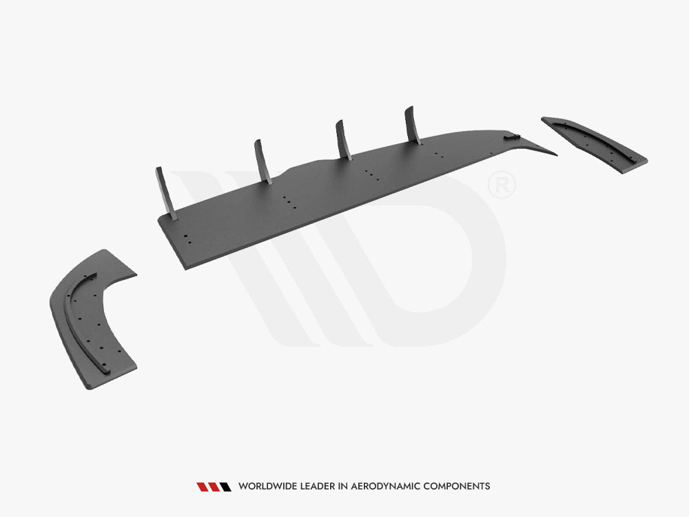 Street PRO Rear Diffuser Hyundai I30 Fastback N-Line Mk3 Facelift - Wayside Performance 