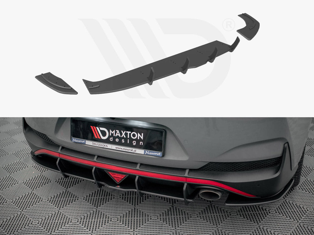 Street PRO Rear Diffuser Hyundai I30 Fastback N-Line Mk3 Facelift - Wayside Performance 