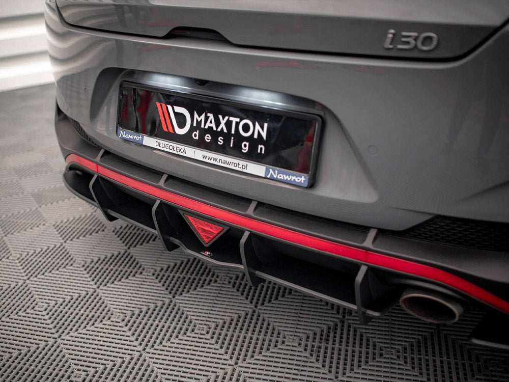 Street PRO Rear Diffuser Hyundai I30 Fastback N-Line Mk3 Facelift - Wayside Performance 