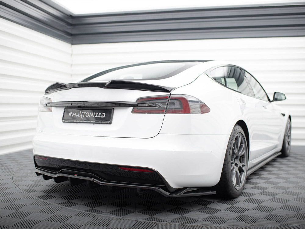 Spoiler CAP 3D Tesla Model S Plaid Mk1 Facelift - Wayside Performance 