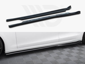 Side Skirts Diffusers V.1 Tesla Model S Plaid Mk1 Facelift - Wayside Performance 