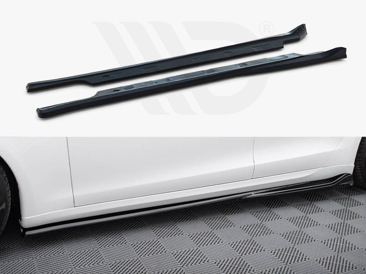 Side Skirts Diffusers V.1 Tesla Model S Plaid Mk1 Facelift - Wayside Performance 