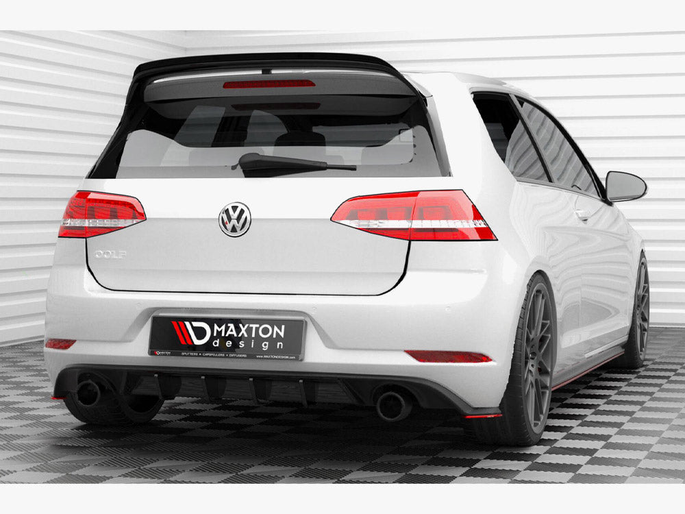 Rear Side Splitters V.2 Volkswagen Golf GTI Mk7 Facelift - Wayside Performance 
