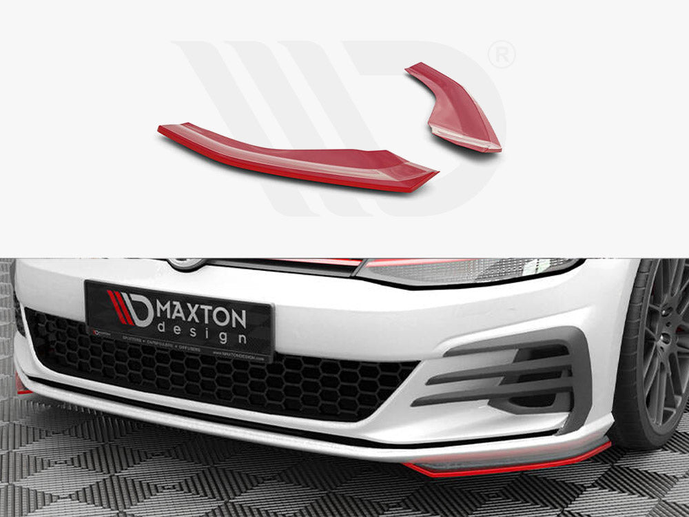 Front Side Splitters Volkswagen Golf GTI Mk7 Facelift - Wayside Performance 