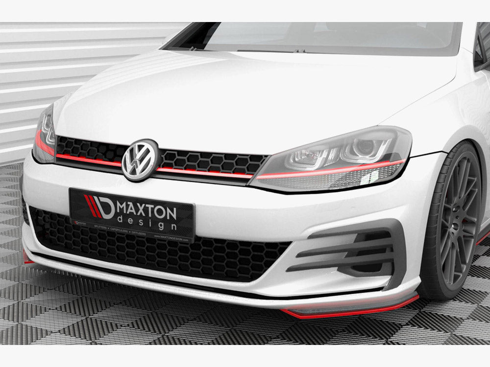 Front Side Splitters Volkswagen Golf GTI Mk7 Facelift - Wayside Performance 