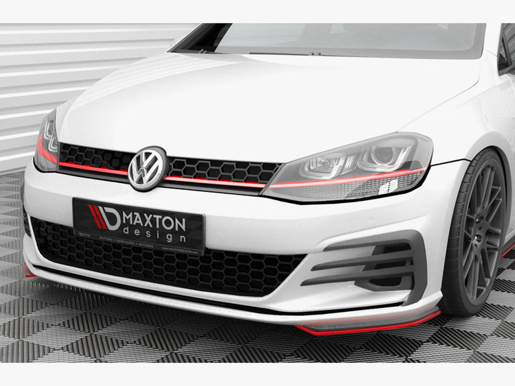 Front Side Splitters Volkswagen Golf GTI Mk7 Facelift - Wayside Performance 