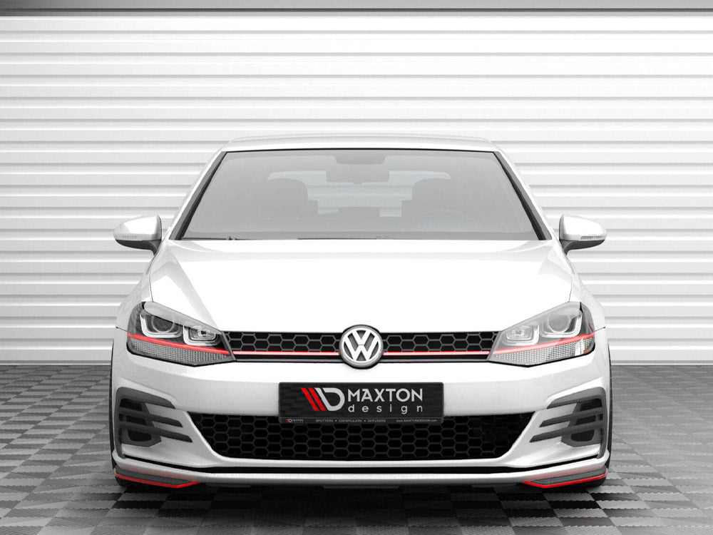 Front Side Splitters Volkswagen Golf GTI Mk7 Facelift - Wayside Performance 