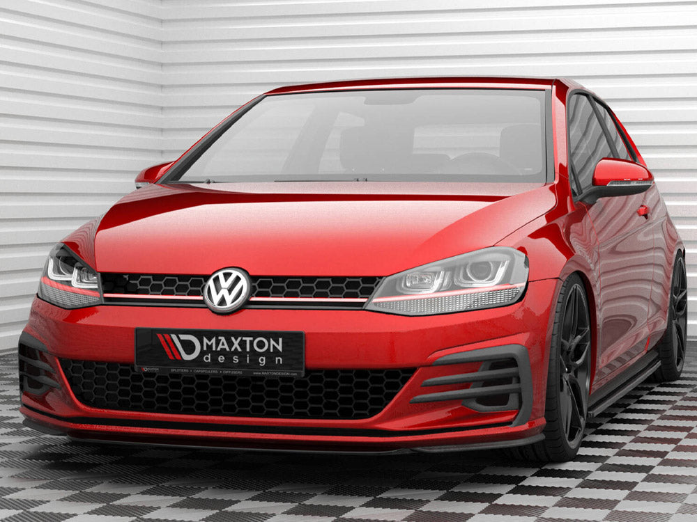Front Splitter V.5 Volkswagen Golf GTI Mk7 Facelift - Wayside Performance 