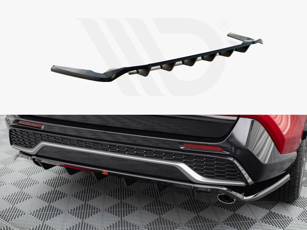 Central Rear Splitter (Vertical Bars) Toyota RAV4 GR Sport Mk5 - Wayside Performance 