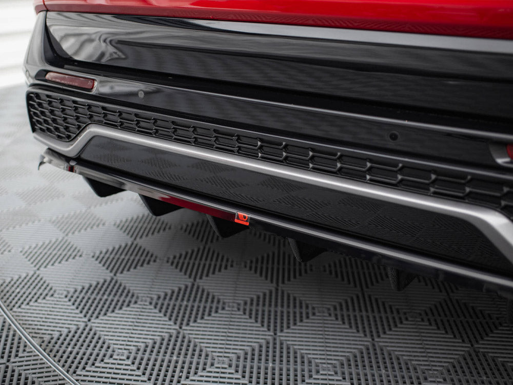 Central Rear Splitter (Vertical Bars) Toyota RAV4 GR Sport Mk5 - Wayside Performance 