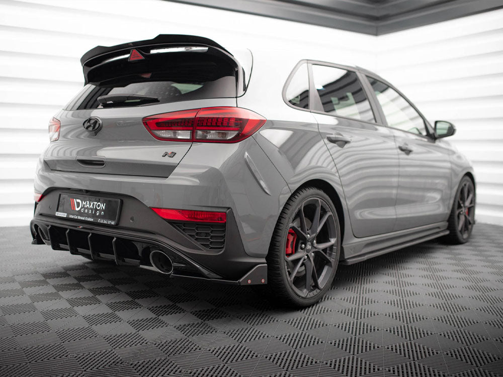 Rear Side Splitters V.4 + Flaps Hyundai I30 N Hatchback Mk3 Facelift - Wayside Performance 