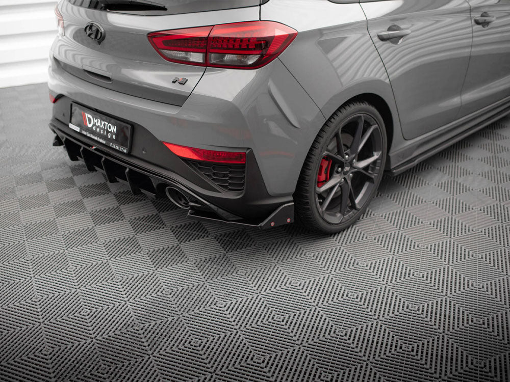 Rear Side Splitters V.4 + Flaps Hyundai I30 N Hatchback Mk3 Facelift - Wayside Performance 