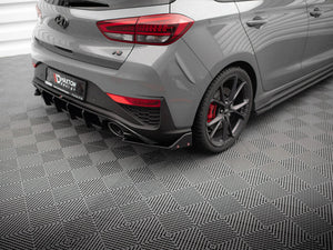 Rear Side Splitters V.4 + Flaps Hyundai I30 N Hatchback Mk3 Facelift - Wayside Performance 