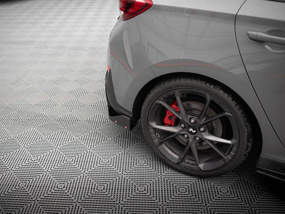 Rear Side Splitters V.4 + Flaps Hyundai I30 N Hatchback Mk3 Facelift - Wayside Performance 