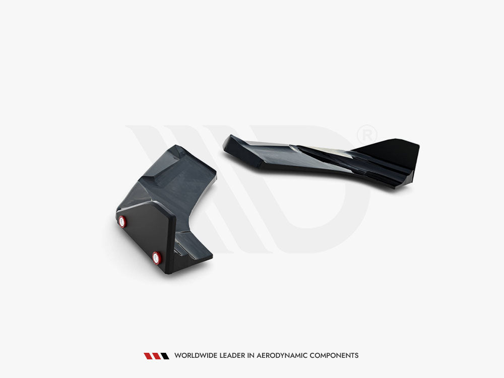 Rear Side Splitters V.4 + Flaps Hyundai I30 N Hatchback Mk3 Facelift - Wayside Performance 