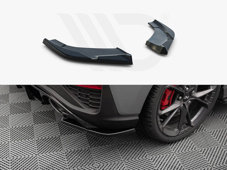Rear Side Splitters V.5 Hyundai I30 N Hatchback Mk3 Facelift - Wayside Performance 