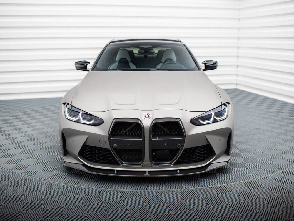 Carbon Fiber Front Splitter V.3 BMW M4 G82 / M3 G80 - Wayside Performance 