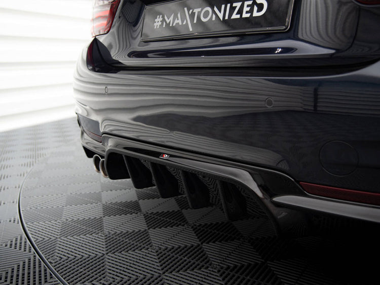 Rear Valance BMW 4 Coupe / Gran Coupe M-Pack F32 / F36 (Version with exhaust on one side) - Wayside Performance 