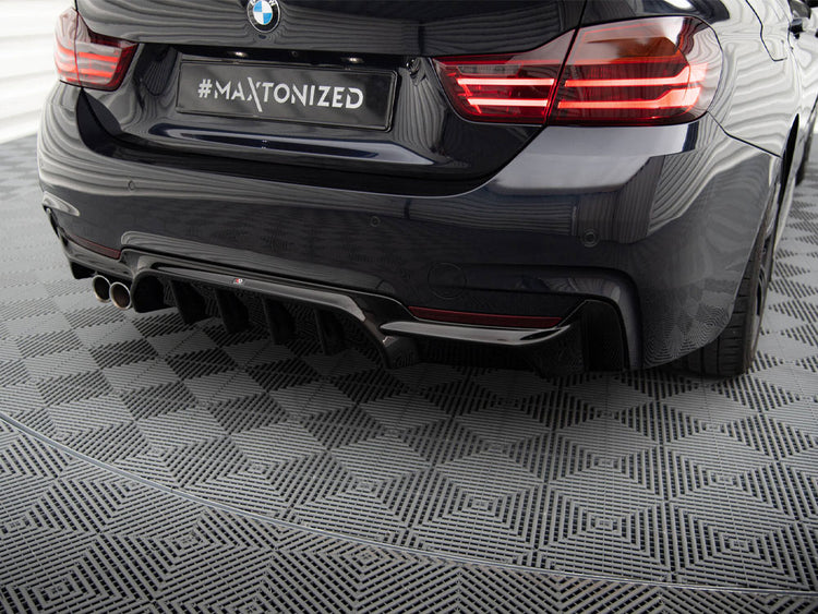 Rear Valance BMW 4 Coupe / Gran Coupe M-Pack F32 / F36 (Version with exhaust on one side) - Wayside Performance 