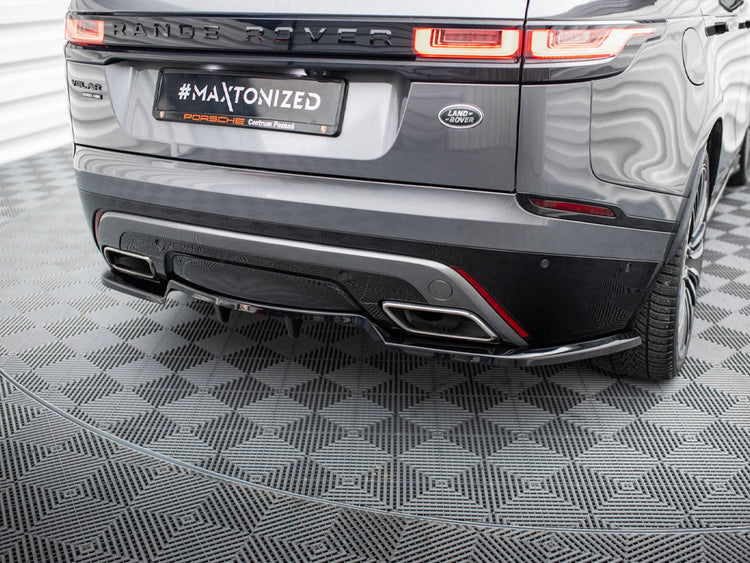 Central Rear Splitter (Vertical Bars) Land Rover Range Rover Velar R-Dynamic Mk1 - Wayside Performance 