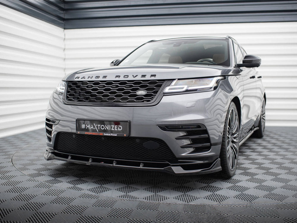 Range Rover Velar R Design Badge Maxton Design Front Splitter Land Rover Range Rover Velar R-Dynamic Mk