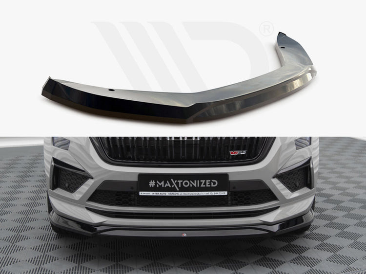 Front Splitter V.2 Skoda Kodiaq RS Mk1 Facelift - Wayside Performance 