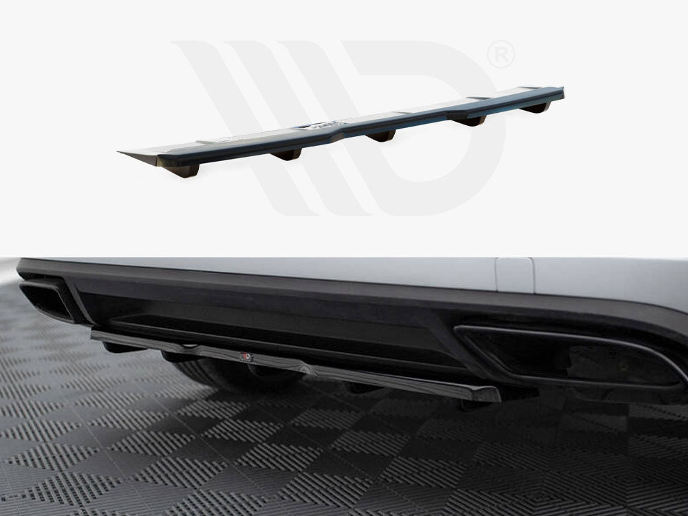 Central Rear Splitter (Vertical Bars) Skoda Kodiaq RS - Wayside Performance 