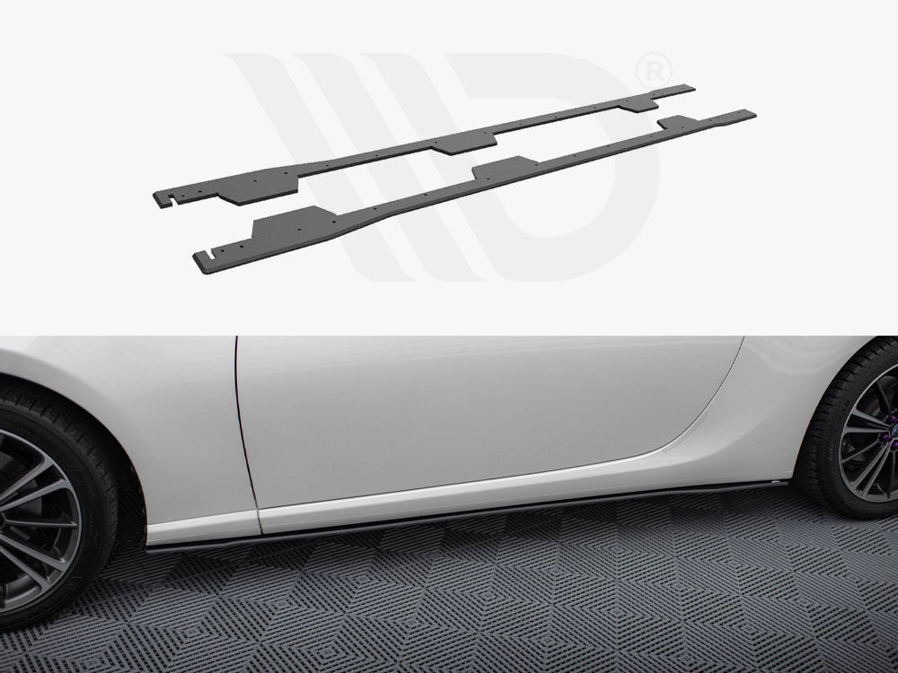 Street PRO Side Skirts Diffusers Subaru BRZ Mk1 Facelift - Wayside Performance 