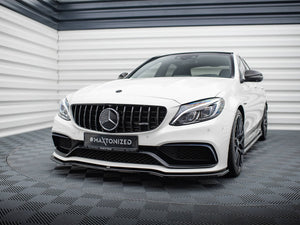 Front Splitter V.1 Mercedes-AMG C63 Sedan / Estate W205 / S205 - Wayside Performance 